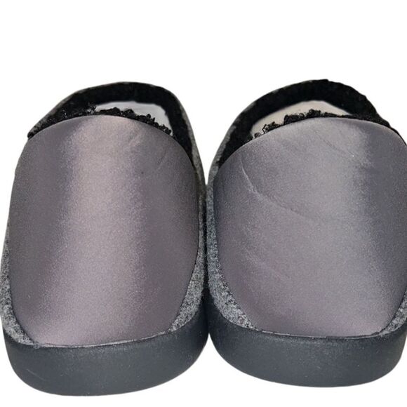 Toms Ezra Smoke Grey Repreve Two Tone Felt Slip On Slippers Men Size 12 NIB - Picture 5 of 14